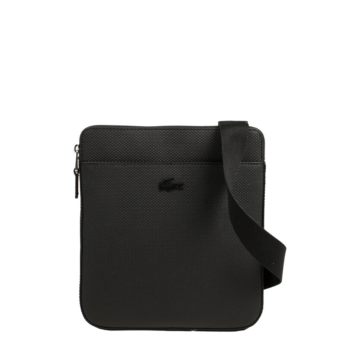 Sacoche plate en cuir Chantaco Lacoste