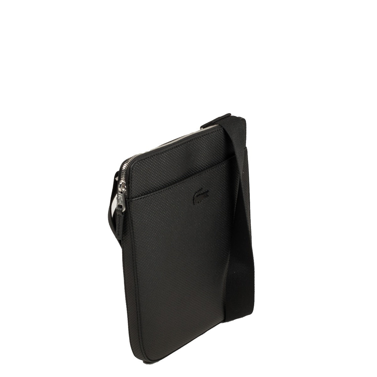Sacoche plate en cuir Chantaco Lacoste – vue 2