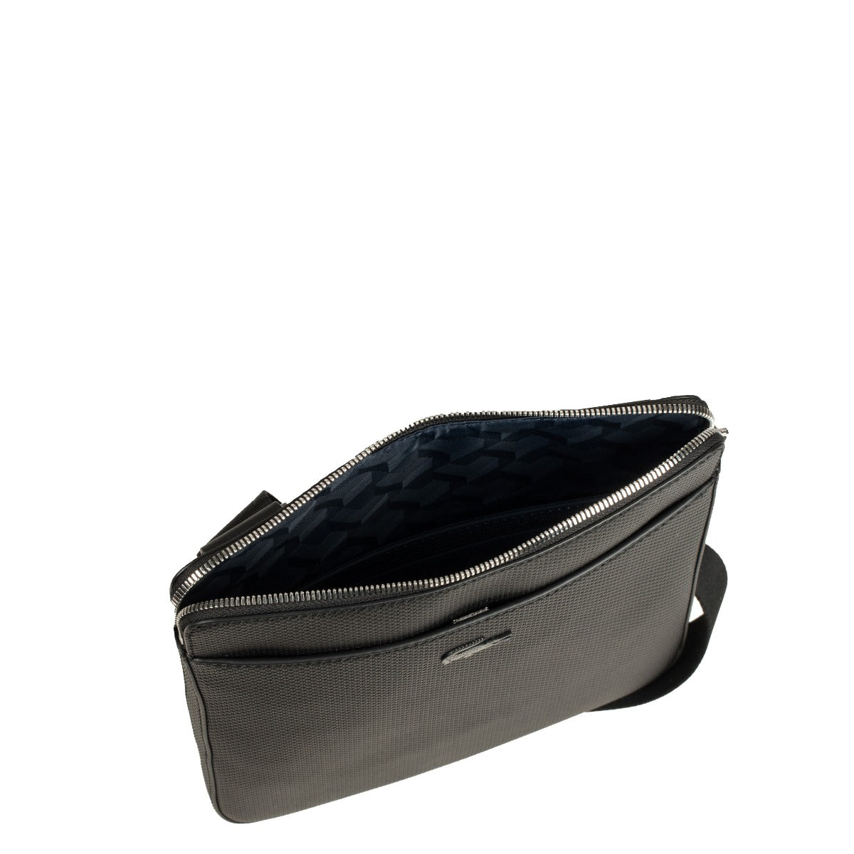 Sacoche plate en cuir Chantaco Lacoste – vue 4