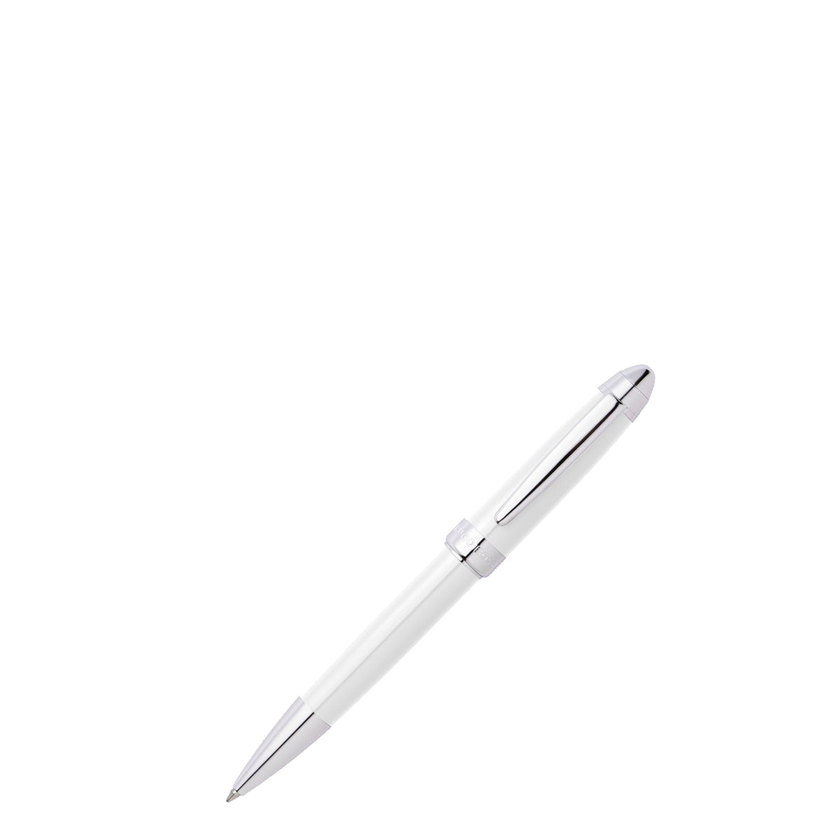 Stylo bille métal blanc Icon Hugo Boss