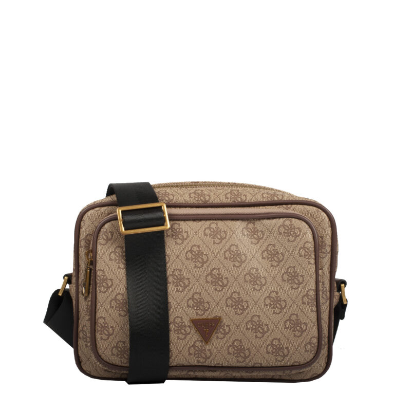 Guess VEZZOLA - Across body bag - brown/ochre/brown 
