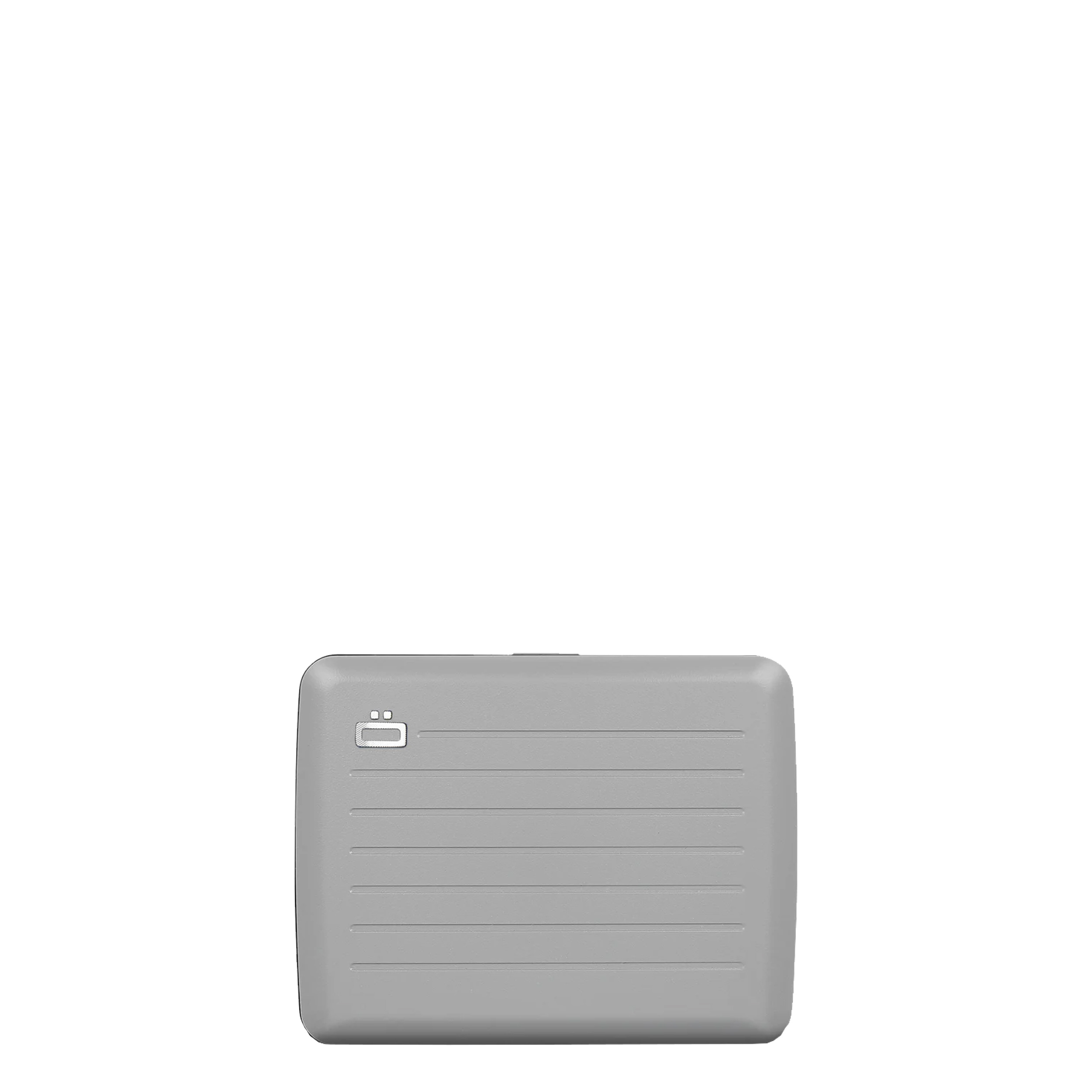 Porte cartes en aluminium Smart Case V2 Large Ögon stone grey avant