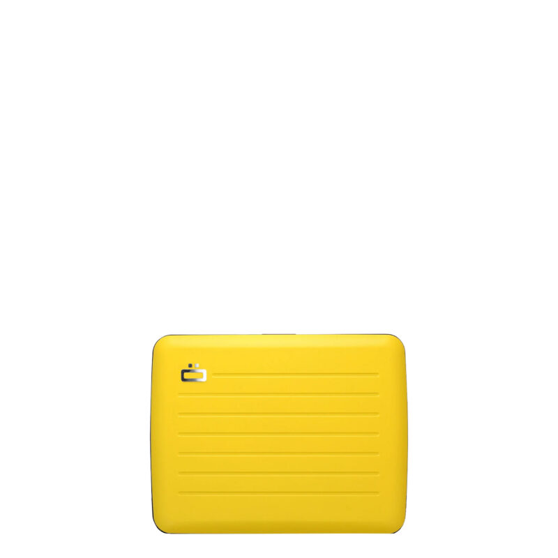Porte cartes en aluminium Smart Case V2 Large Ögon taxi yellow avant