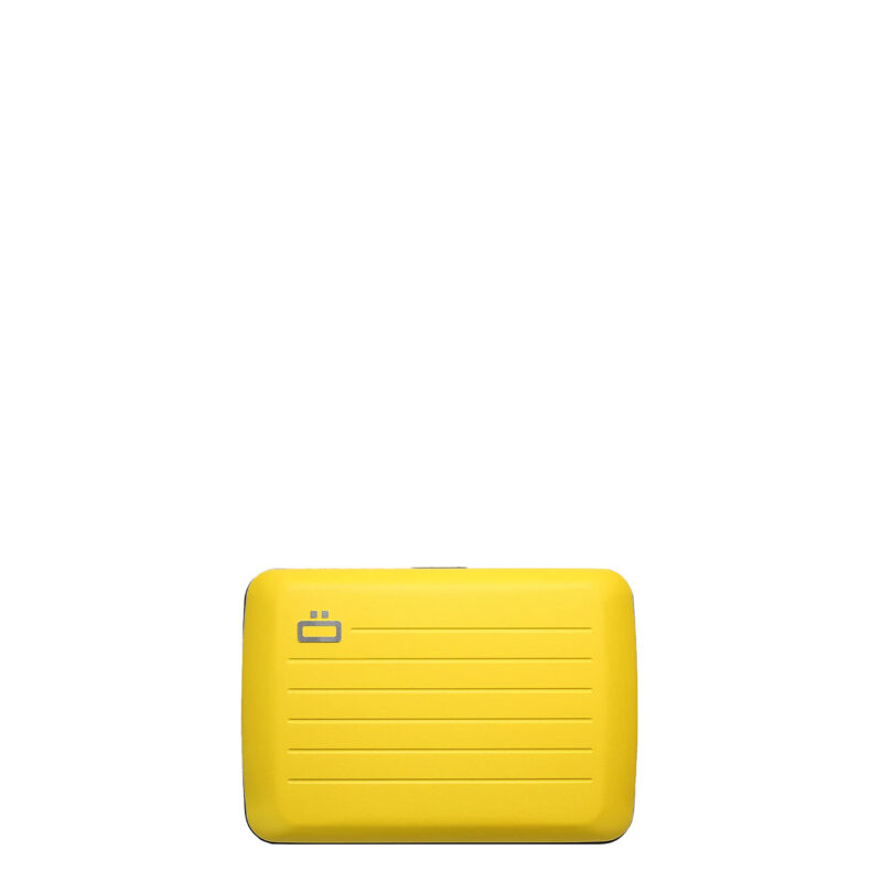 Porte cartes en aluminium V2 Ögon taxi yellow avant