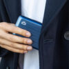 Porte cartes en aluminium Stockholm Wallet Smart Case V2 Ogon marine
