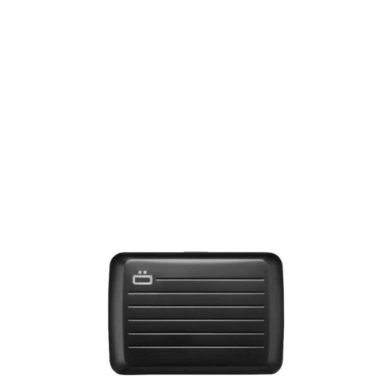 Porte cartes en aluminium Stockholm Wallet Smart Case V2 Ogon noir avant