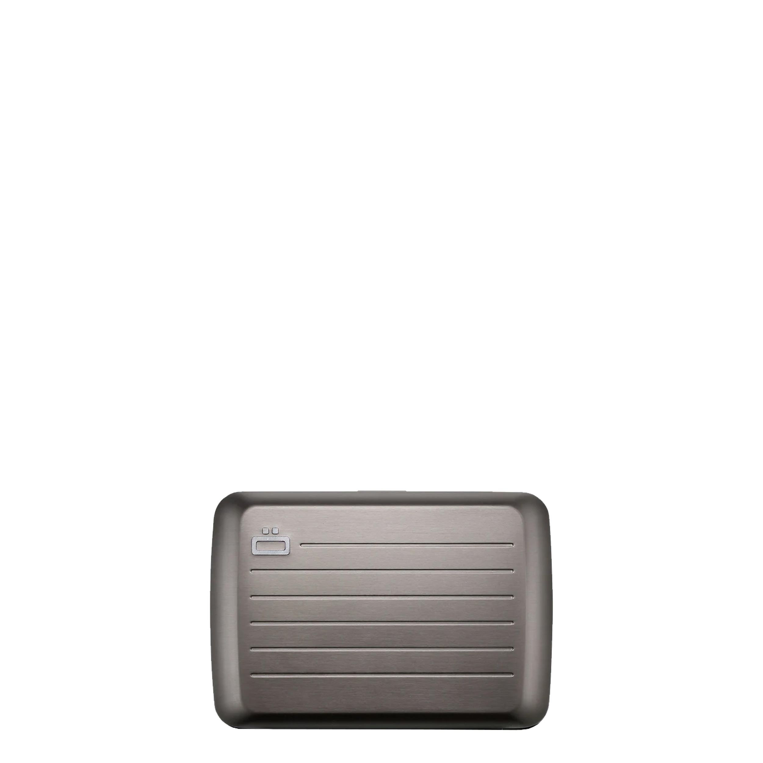 Porte cartes en aluminium Stockholm Wallet Smart Case V2 Ogon titanium avant